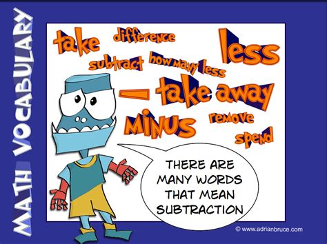 subtraction definition|subtraction vocabulary terms.